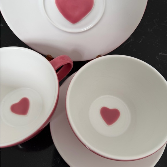 Starbucks Valentine’s Day Cup & Saucer Sets (2) - Picture 3 of 5